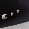 Stetson Shasta 10x Premier Cowboy Hat - Black - Broken horn