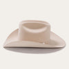 Silverbelly felt cowboy hat with Stetson Shasta 10x Premier branding, featuring a wide brim and classic western style.