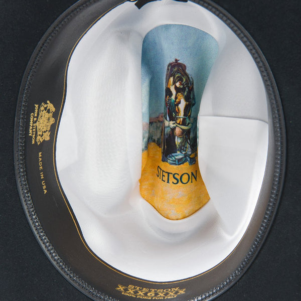 Black felt Stetson Skyline 6x hat with wide brim and structured crown, crafted by RHE Hatco, Inc.