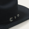 Black felt Stetson Skyline 6x hat with wide brim and classic western style, crafted by RHE HATCO, INC.
