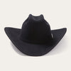 Stetson El Patron 48 Premier 30x Cowboy Hat -Black - Broken horn