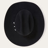 Stetson El Patron 48 Premier 30x Cowboy Hat -Black - Broken horn