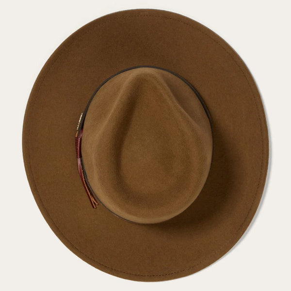 Stetson Bozeman Outdoor Hat - Light Brown - Broken horn