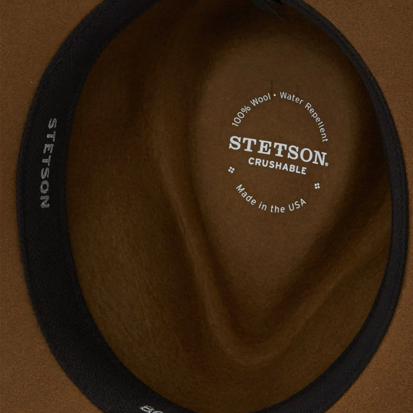 Stetson Bozeman Outdoor Hat - Light Brown - Broken horn