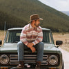 Stetson Bozeman Outdoor Hat - Light Brown - Broken horn