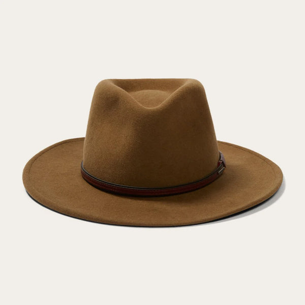 Stetson Bozeman Outdoor Hat - Light Brown - Broken horn