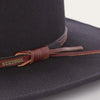 Stetson Bozeman Outdoor Hat - Black - Broken horn