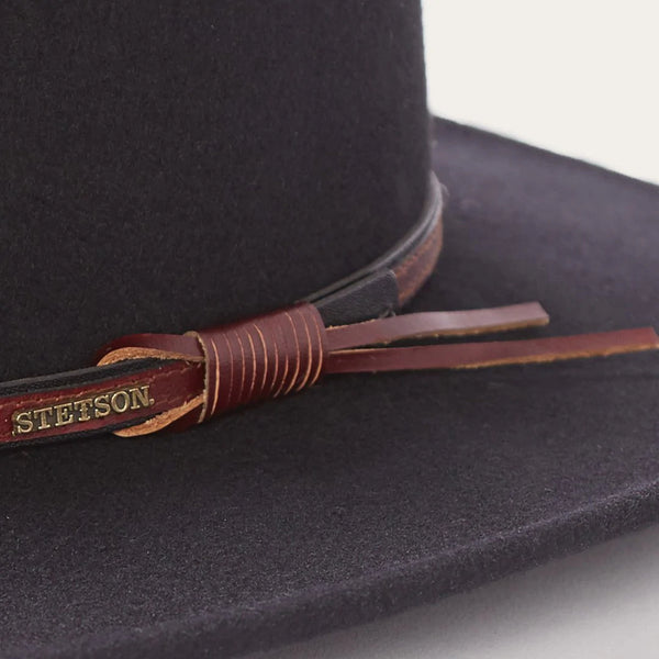 Stetson Bozeman Outdoor Hat - Black - Broken horn