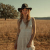 Stetson Bozeman Outdoor Hat - Black - Broken horn