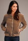 Stetson Velvet Bomber Jacket - Broken horn