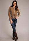 Stetson Velvet Bomber Jacket - Broken horn