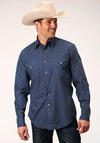 Roper Men's North South Arrows - Blue - Broken horn