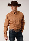Roper Men's Performance Solid Caramel - Broken horn