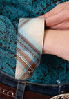 Roper Womens Shirt Snap Amarillo Snap All Over Agave Paisley Turquoise - Broken horn