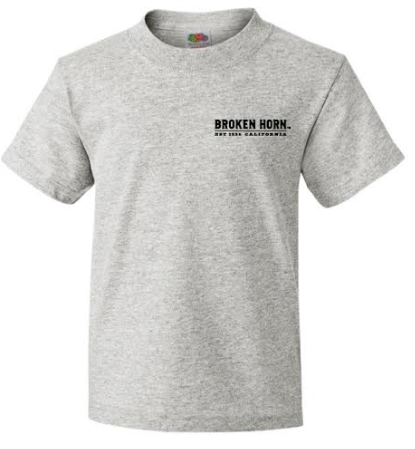 Broken Horn Logo Tee Youth - Broken horn