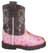 Smoky Mountain Autry Toddler Boot - Pink/Brown - Broken horn