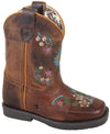 Smoky Mountain Toddler Floralie Square Toe - Broken horn