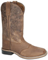 Smoky Mountain Women's Brandy Boot featuring distressed leather, pointed toe, and Western-style design.