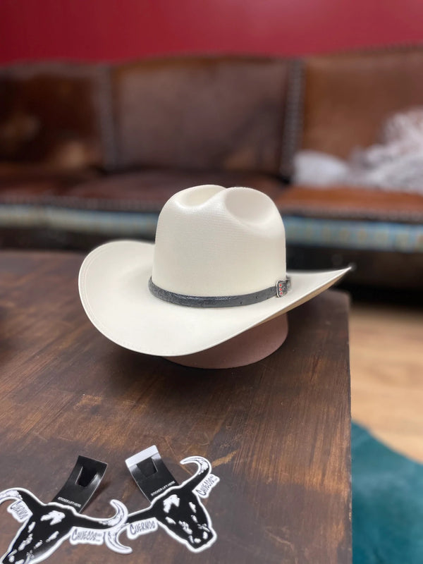 Cuernos Chuecos 500X Ranch F-9 Atejanada - Black Hat Band - Broken horn