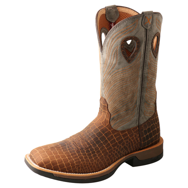 Twisted X 12" Tech X boot - Broken horn