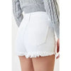 High Rise Shorts - White - Broken horn
