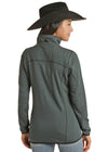 Panhandle Heather Knit Quater Zip - Teal - Broken horn