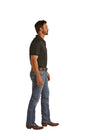 Rock & Roll Men's Ref Rope Stitch Raised Denim - Light Vintage - Broken horn