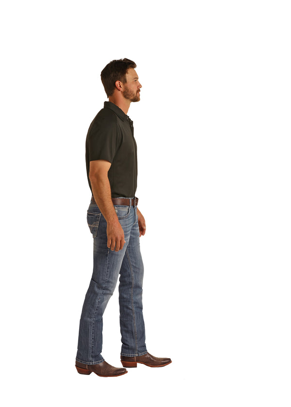 Rock & Roll Men's Ref Rope Stitch Raised Denim - Light Vintage - Broken horn