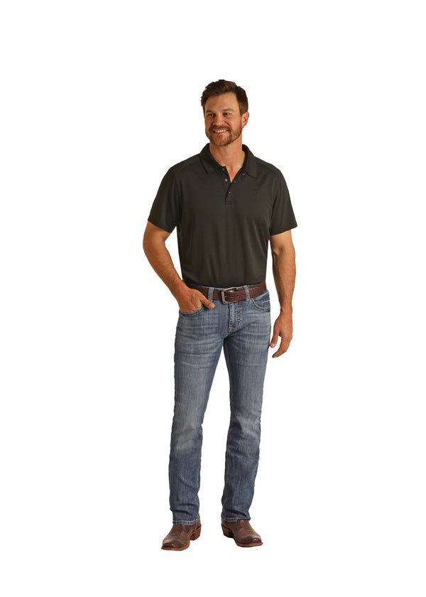 Rock & Roll Men's Ref Rope Stitch Raised Denim - Light Vintage - Broken horn