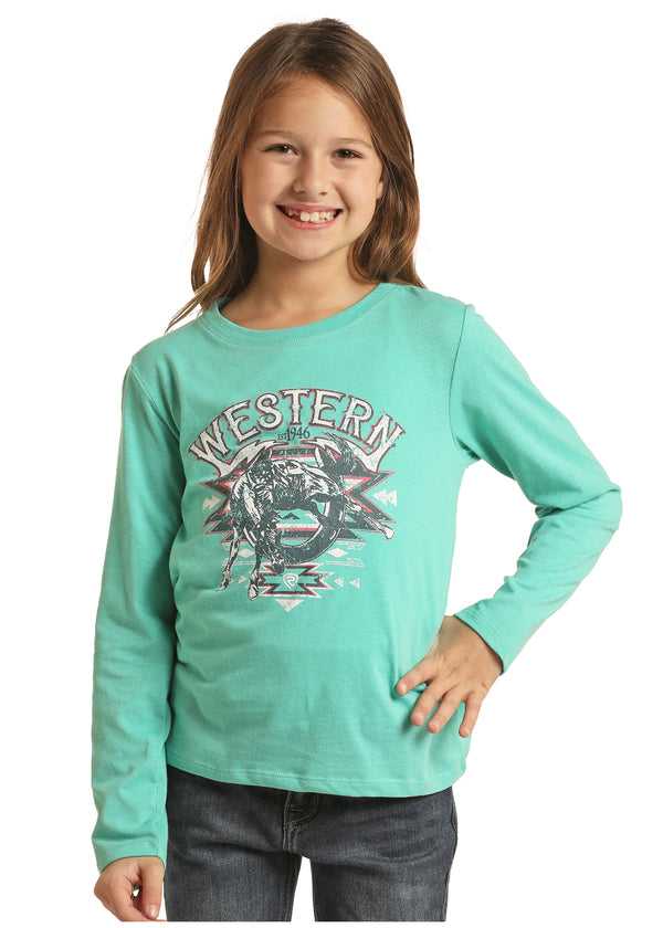 Rock & Roll Girls Graphic Tee - Broken horn