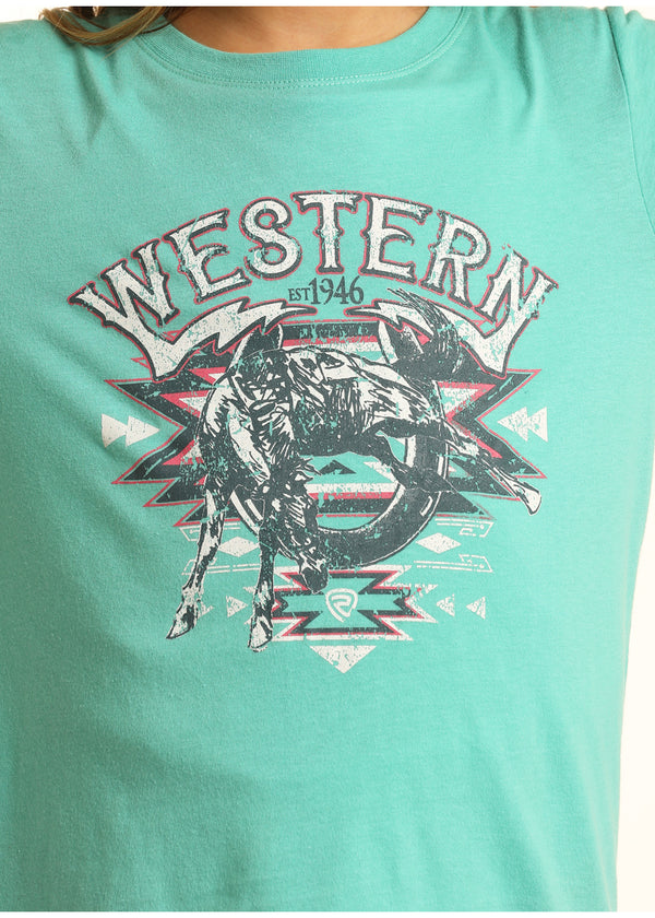 Rock & Roll Girls Graphic Tee - Broken horn